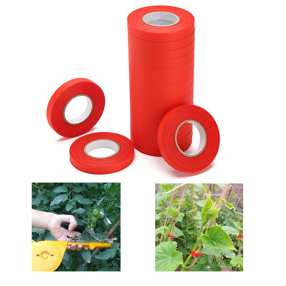 

20PCS Tapetool Garden Tapes PVC Plant Tie Tapetools Branch Tape For Garden Tools Tying Machine Vegetable Fruit Tree Tapenter