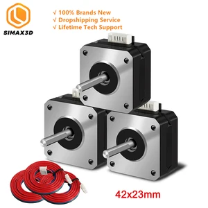 simax3d nema 17 stepper motor bipolar 42 motor 4 lead wire with 1m cable 23mm 42bygh 1 0a motor for cnc xyz 3d printer parts free global shipping