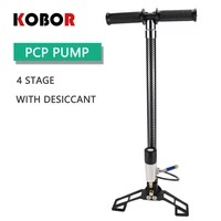 300bar 30mpa 4500psi hand operated 4 stage pcp pump for air paintball mini high pressure compressor for car bicycle hunting
