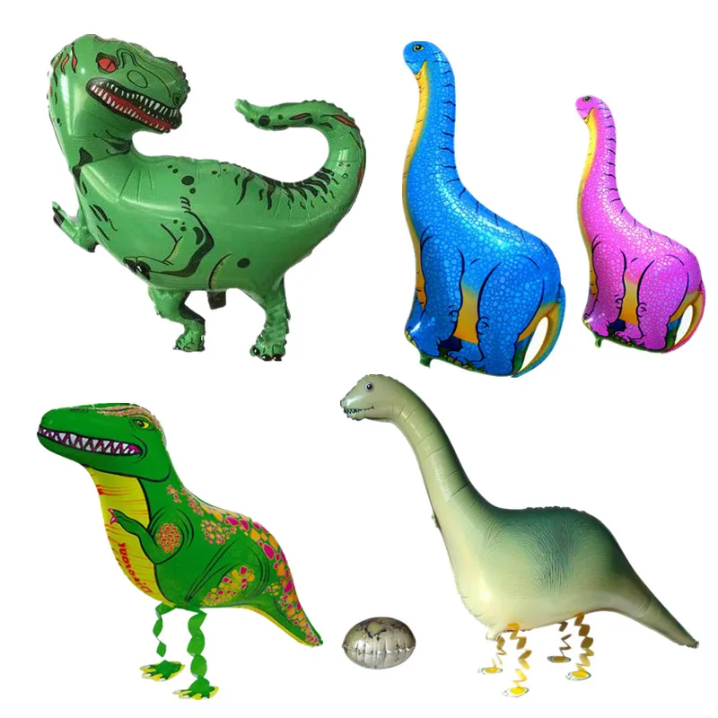 1 шт. большой моделирующий фольгированный шар динозавра тираннозавр рекс