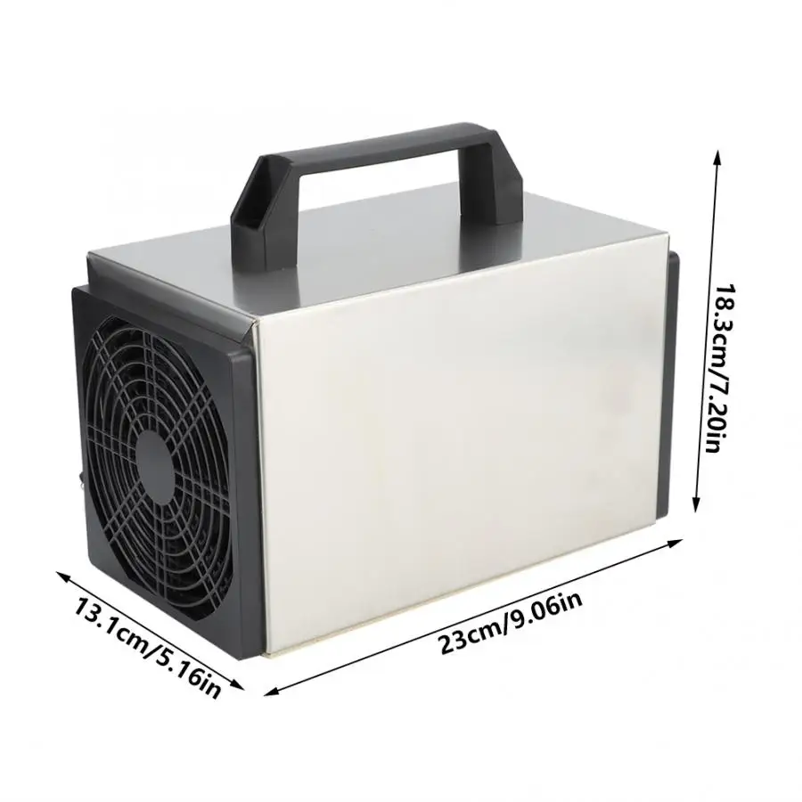 

20g/h Ozone Generator Ozonator Air Water Purifier Sterilizer Formaldehyde Odor Removal Deodorizer with Timing Switch
