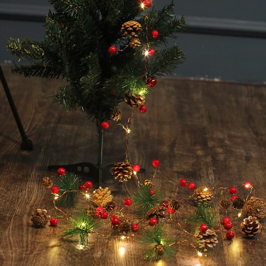 

LED Christmas Decorative String Lights Copper Wire String Lights Battery Home Christmas Wedding Party Decoration Lighting Lamp