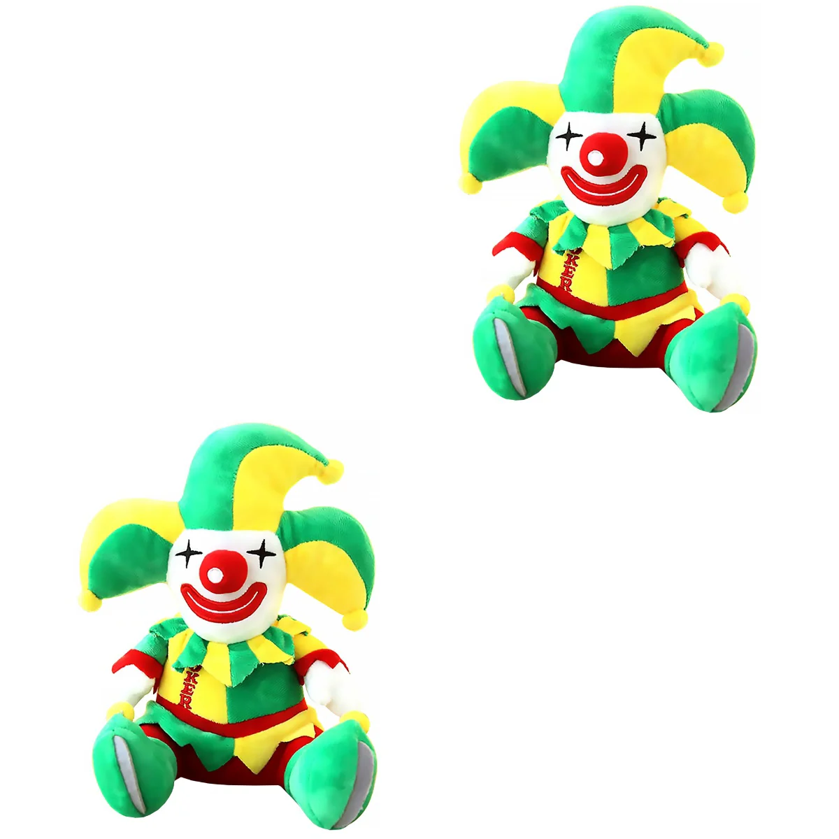 

2 pcs Adorable Clown Plush Doll Creative Funny Decoration Home Plush