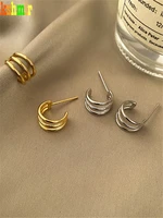 kshmir fashionable and creative design of earring metal copper earrings temperament matching hollow earrings jewelry 2021