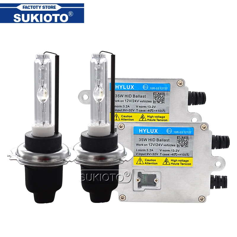 Оригинальный Cnlight 35 Вт Ксеноновые фары H1 H7 H11 9005 D2H 4300K 5000K 6000K HID комплект ксеноновой
