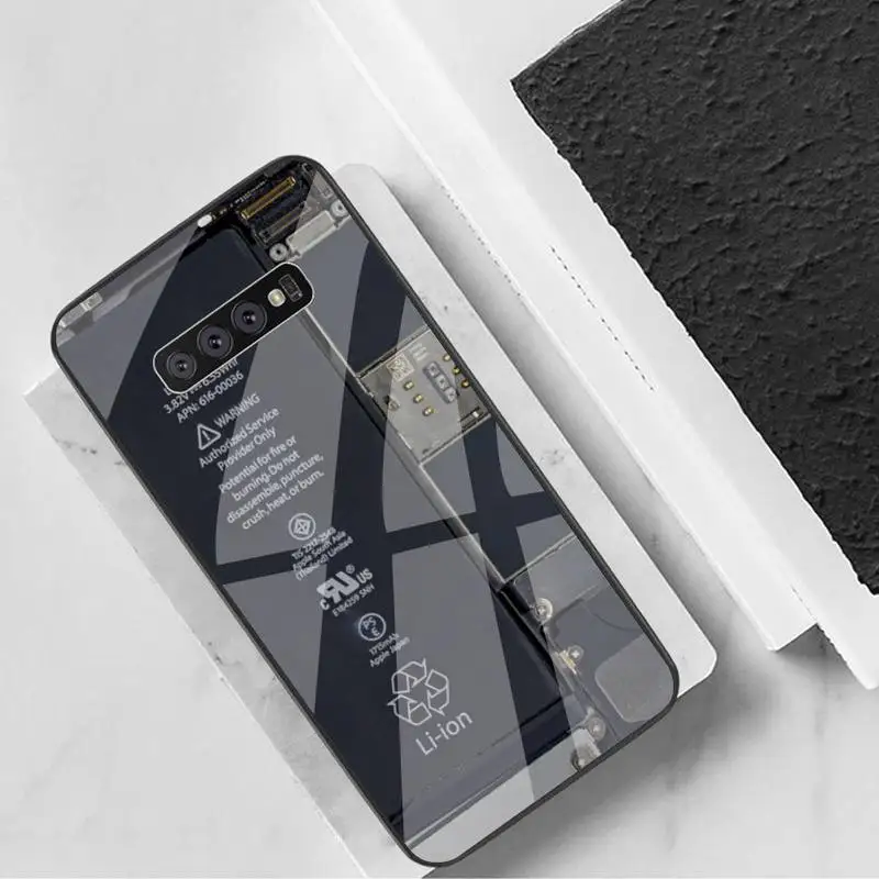 

Mobile Phone Motherboard Phone Case Tempered Glass For Samsung S6 7 8 9 10 20 Plus Ultra Note8 9 10 10pro