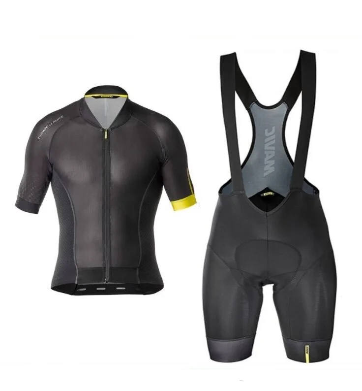 Женский спортивный костюм Mavic комплект из Джерси с коротким рукавом и шорт