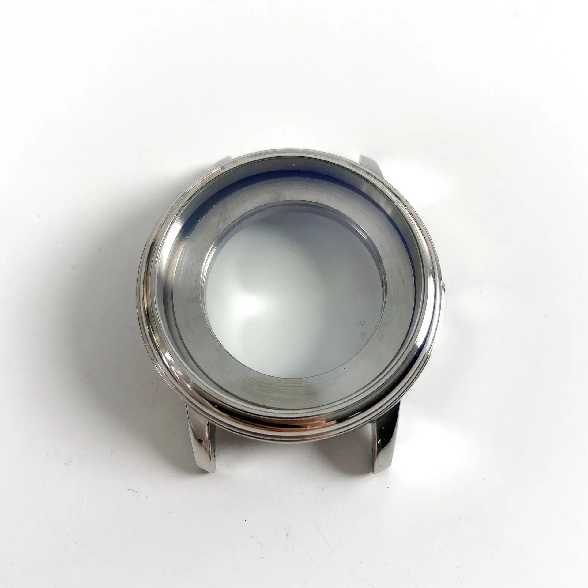 

44mm Stainless Steel Watch Case For Omega 8215 2813 Refit Fitting Kits High Grade Rose Gold Primary Color Replacement Watchcase