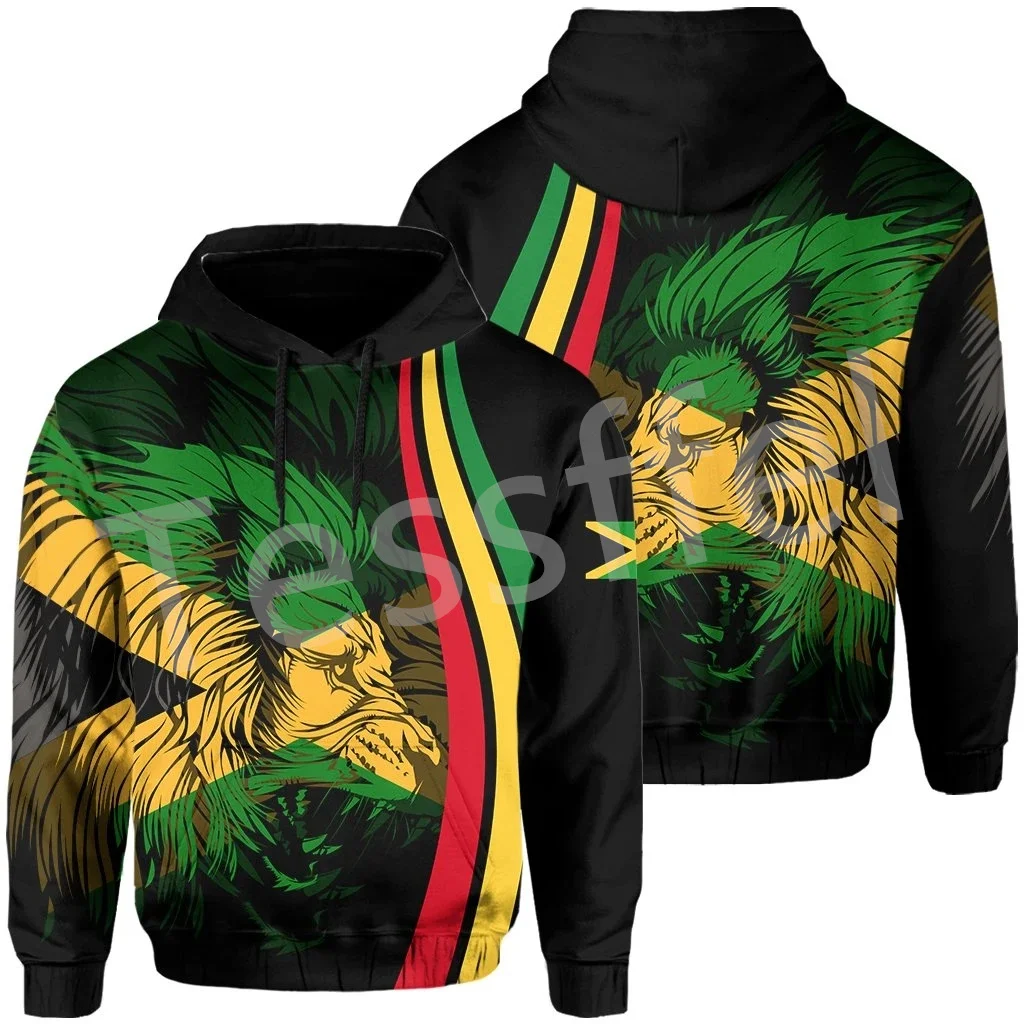 

Tessffel County Flag Africa Jamaica King Emblem Lion NewFashion Tracksuit 3DPrint Men/Women Streetwear Harajuku Funny Hoodies 15