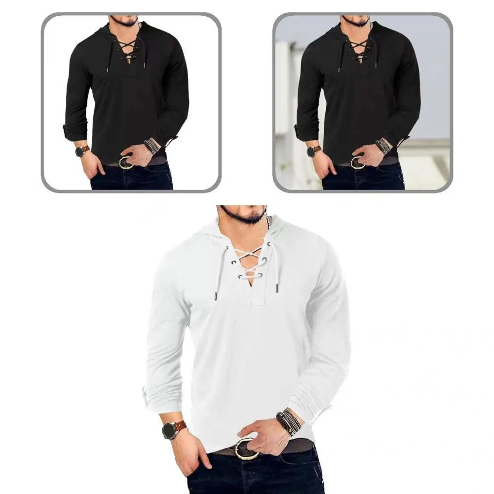 

Terrific Spring Top Casual Men Shirt Solid Color Breathable All Match Pure Color Men Shirt
