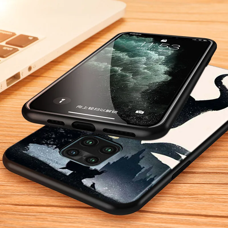 

The witch maleficent For Xiaomi Redmi Note 9 9S Pro Max 8T 8 7 6 5 Pro 5A 4X 4 Phone Case Silicone Soft Bright Black Cover