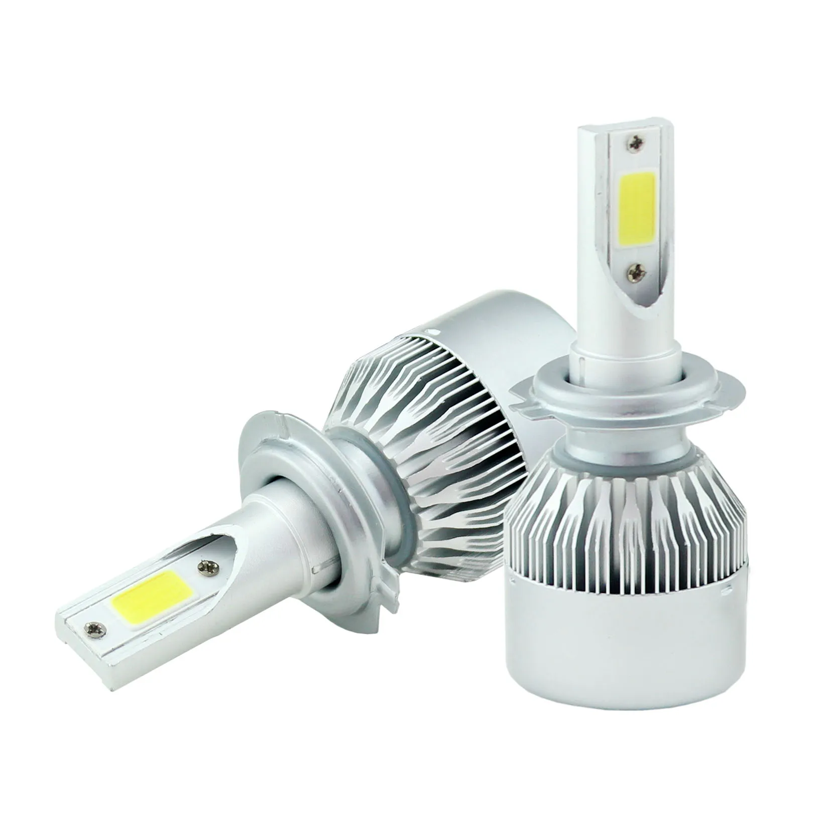 C6 COB Chip LED Car Headlamp Kit H1 H3 H7 H8 H9 H10 H11 HB3 HB4 H27/880/881 5202 9012HIR2 H4 H13 9004 9007 6000K White Canbus | Автомобили