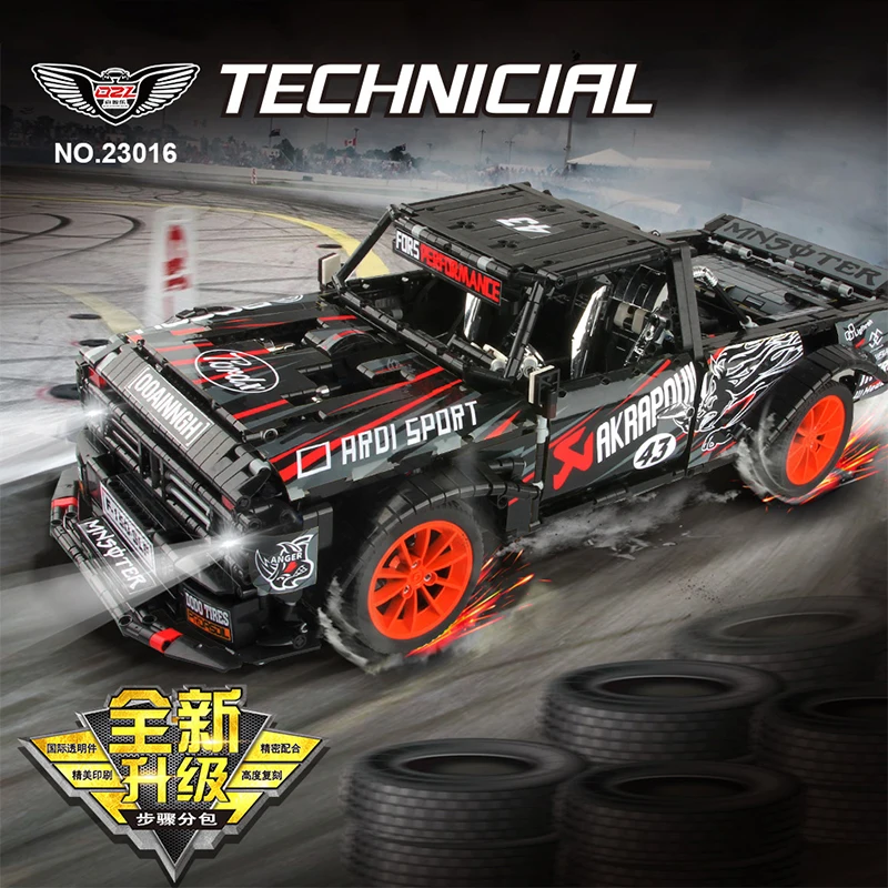 RC технические кирпичи Форд Мустанг пикапов город Скорость чемпионов модель