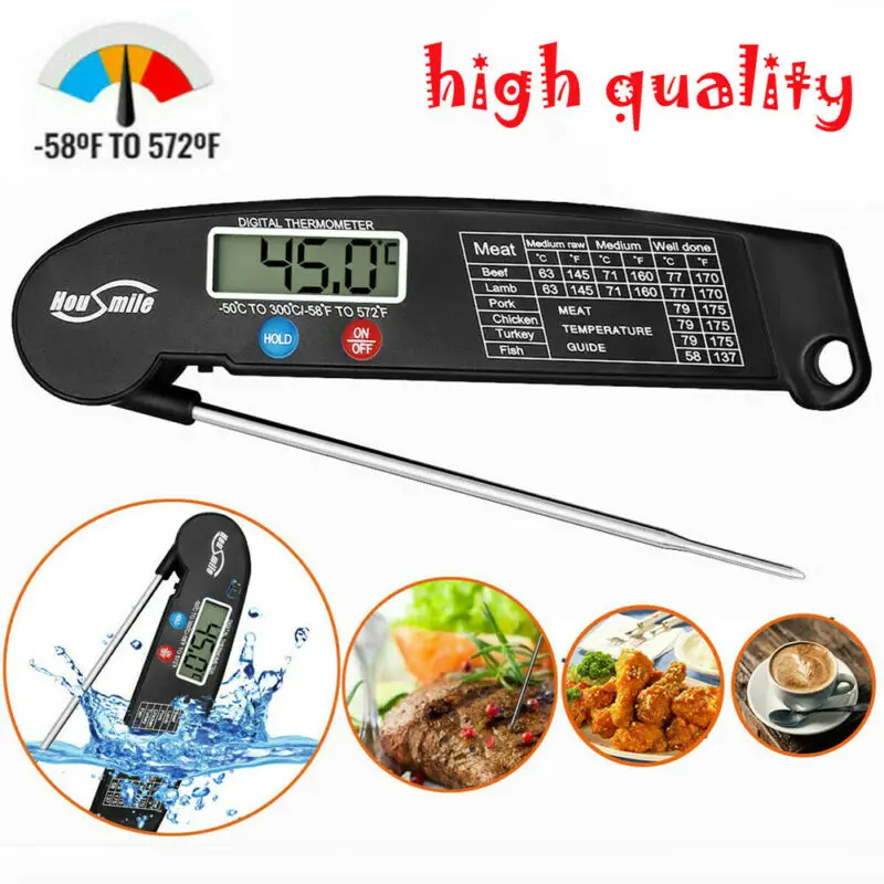 

Digital Probe Thermometer Food Temperature Sensor for Cooking Baking Jam Meat