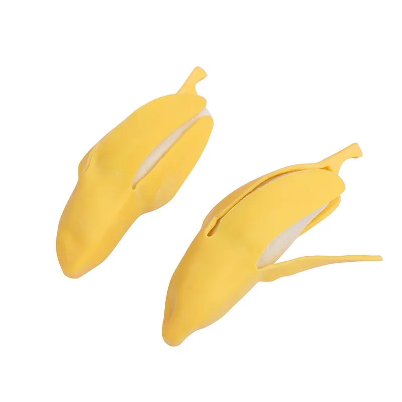 

Soft Banana Squishy Toys Squeeze Sensory Figet Toys Relief Venting Joking Decompression Funny Stress Slow Rising Finger Fruit