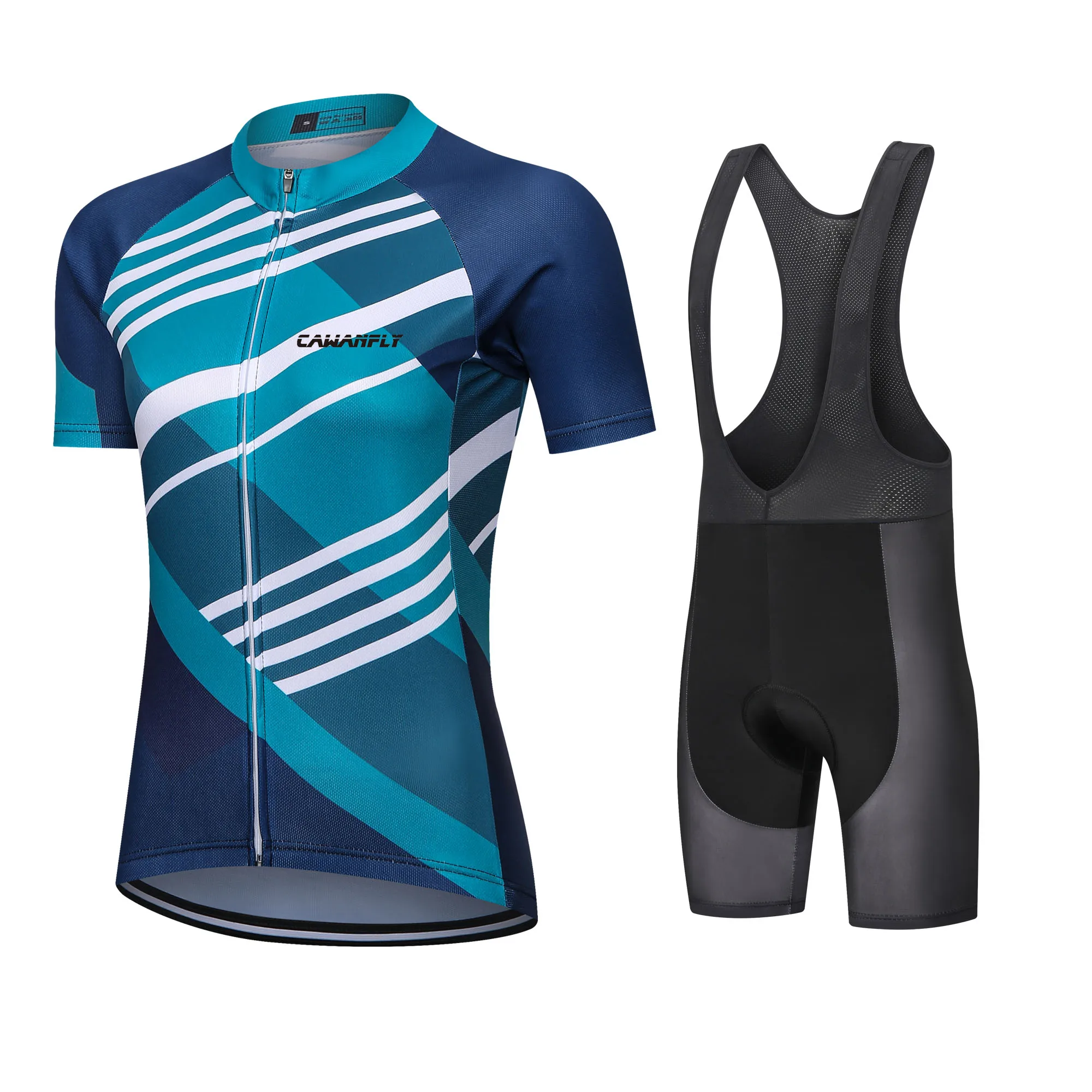

2021 Women's Cycling Jersey Set Cycling Clothing Road Bike Shirts Race Suit Bicycle Shorts Maillot 08