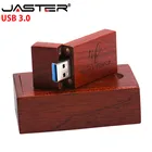 USB-накопитель JASTER, 48163264 ГБ, в деревянной коробке, usb 3,0