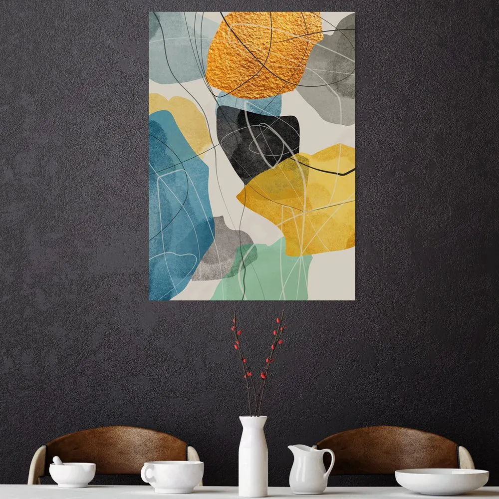 Галерея печать на холсте акварель уличный пейзаж в Китае искусство для гостиной