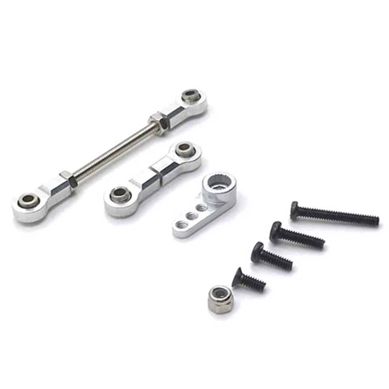 Metal Servo Arm Rod Steering Link for Wltoys K969 K979 K989 284131 MINI-Q MINI-Z MINI-D 1/28 RC Car Upgrade Parts | Игрушки и хобби