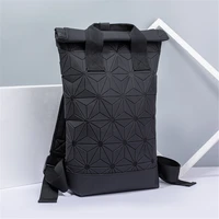 geometric rhombus backpack large capacity fitness backpack men and women schoolbag sports outdoor backpack student schoolbag