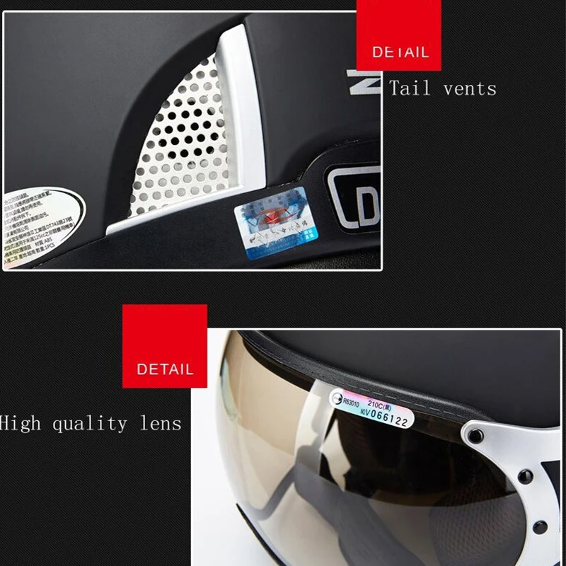 Винтажные мотоциклетные шлемы ZEUS мужской мотоциклетный шлем в горошек Женские