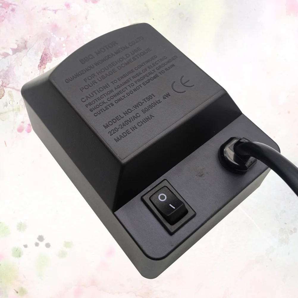 electric barbecue rotisserie motor universal bbq grill motor 2 5 3rpm rotary max 15kg output force plug free global shipping