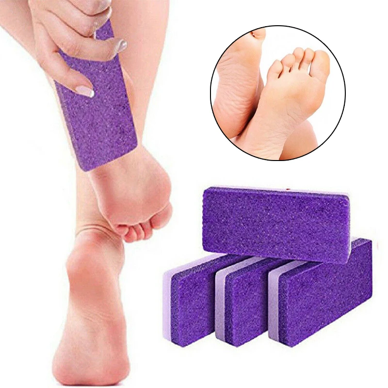 

1pc Foot Pumice Sponge Foot File Heel Pumice Feet Scrubber Plastic Cuticle Hard Dead Skin Remover Pedicure Nails Feet Care tool