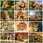 Искусственная квадратная вышивка крестиком Мозаика Алмазная вышивка животные Стразы Картины домашний декор