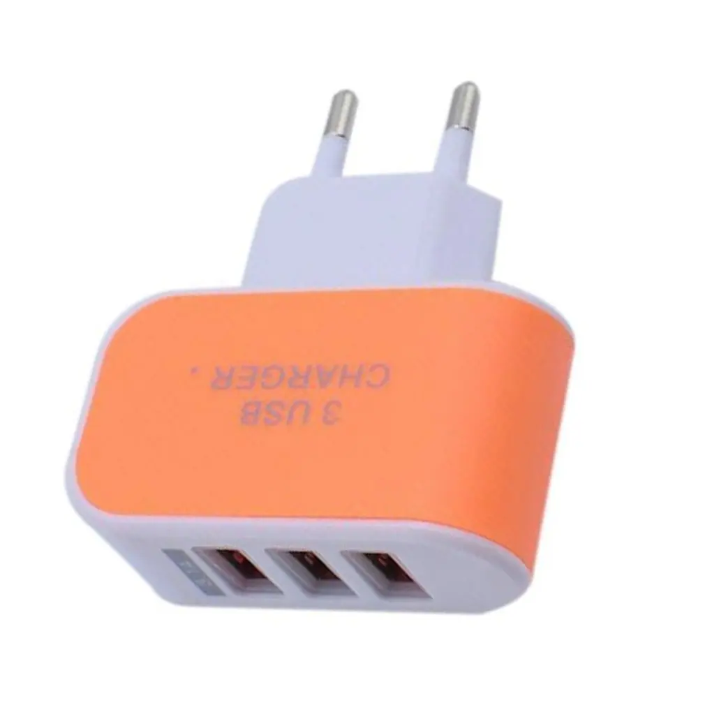 5V 3.1A тройной USB порт зарядное устройство для дома путешествия AC ЕС США вилка