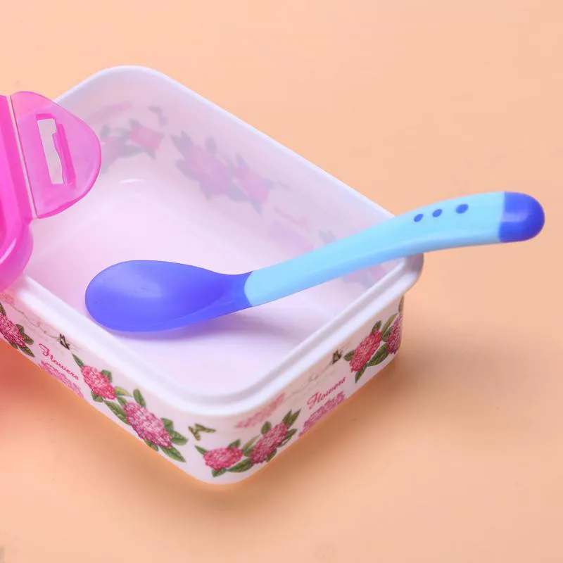 Soup Spoon Healthy Infant Sensing Temperature Sucker Kitchen Cooking Rice Childre Tableware | Дом и сад
