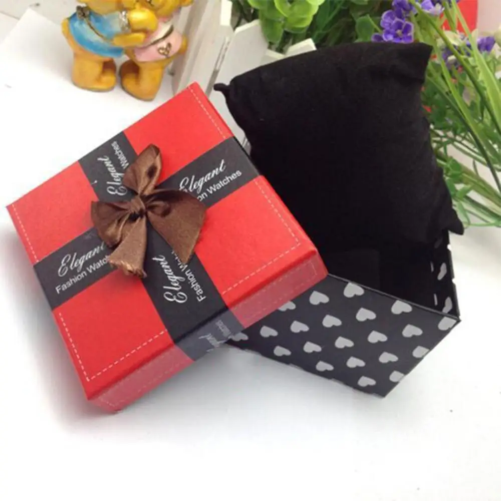 

Bowknot Present Display Storage Gift Box Case for Watch Bracelet Bangle Jewelry