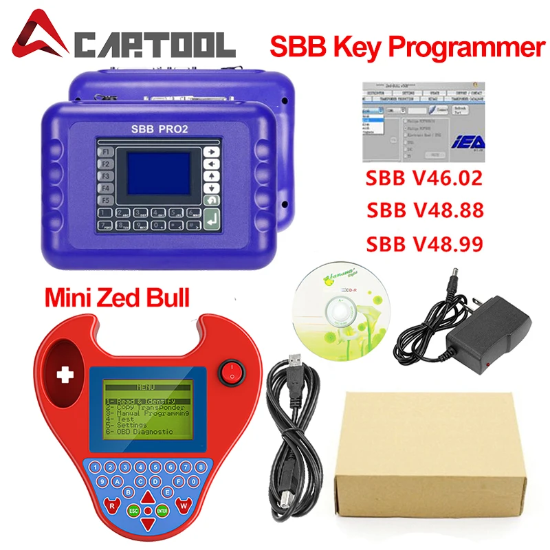 

Smart Mini Zed Bull Transponder Chip Key Cloner ZEDBULL SBB 48.88 /V48.99/V46.02 Key Maker SBB PRO2 Auto Key Programme