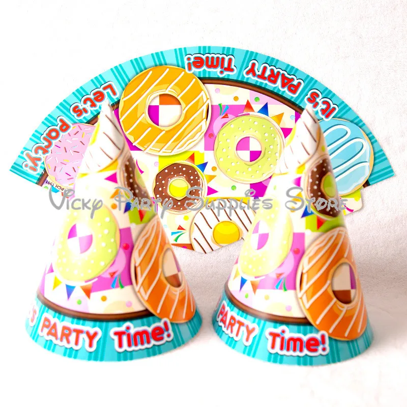 73pcs/lot Chocolate Donut Disposable Tableware Set Wedding Birthday Anniversary Baby Shower Plate Cup Party Decoration Supplies | Дом и сад