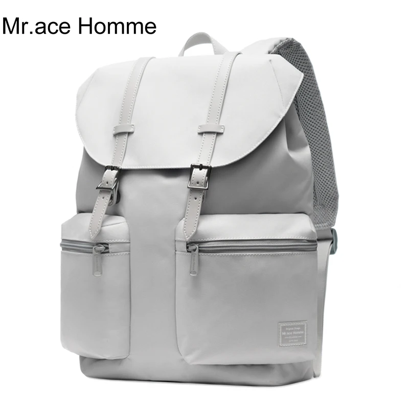 Простой Джинсовый Рюкзак с крышкой женский рюкзак несколькими карманами для