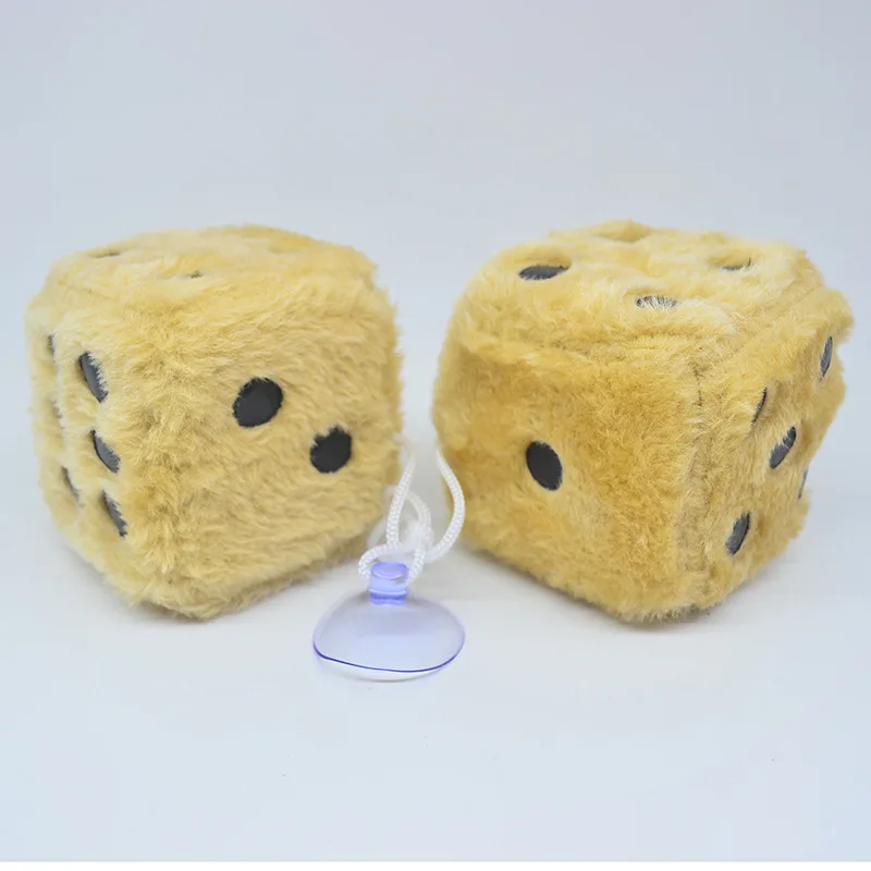 7 5 см длинные волосы горячее тиснение точечные игральные кости плюшевая игрушка