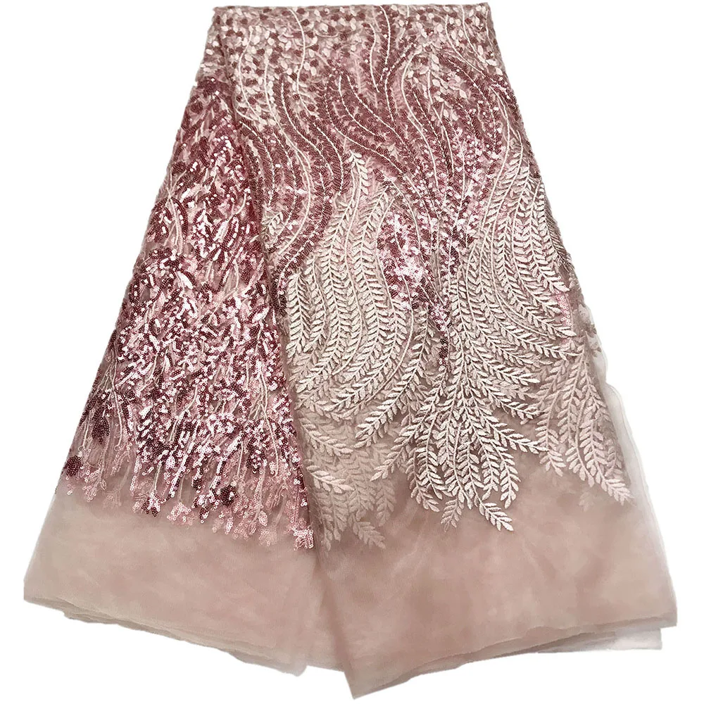 Кружевная ткань с вышивкой нигерийская кружевная 2020 высококачественное кружево