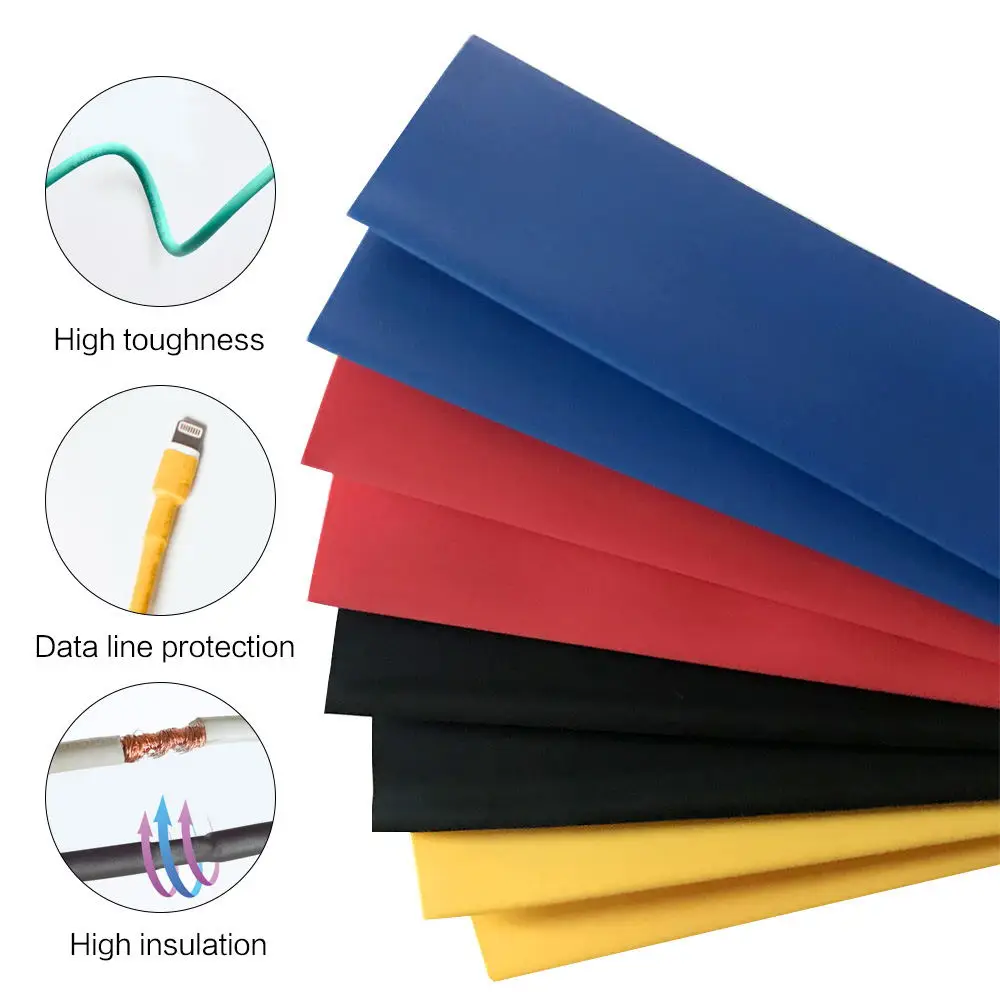 164pcs/lot Heat Shrink tube Thermoresistant Assorted kit Insulation termoretractil wrapping Electric Wire Cable | Электронные