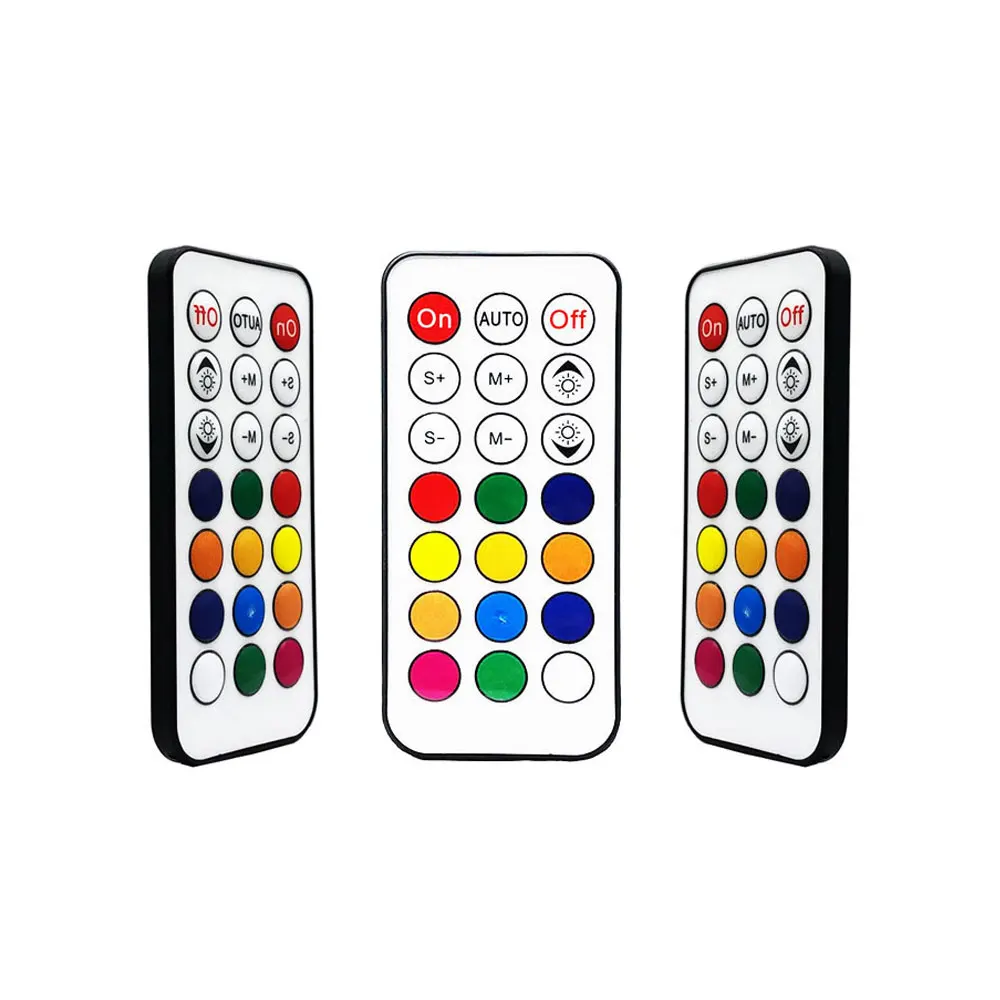 

MINI 21Key RGB Led Strip RF Dmx Controller Full Color With Remote For WS2812B WS2811 WS2812 SK6812 Addressable Pixel Lamp Dimmer