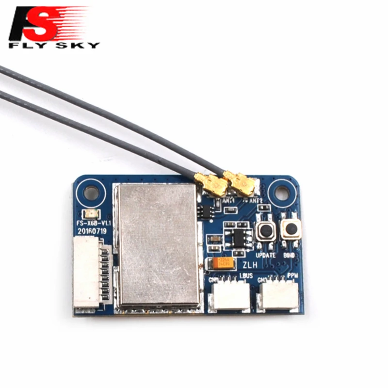 

Original Flysky FS-X6B FS X6B 2.4G PPM i-BUS 6CH Receiver For Rc Quadcopter FS-I6X FS-i4 FS-i6 FS-i6S Transmitter