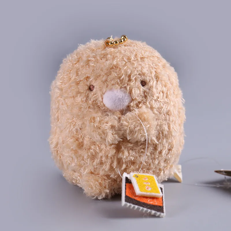 Kawaii животное 8 см Sumikkogurashi оранжевые кошки розовый медведь жареная креветка Ss
