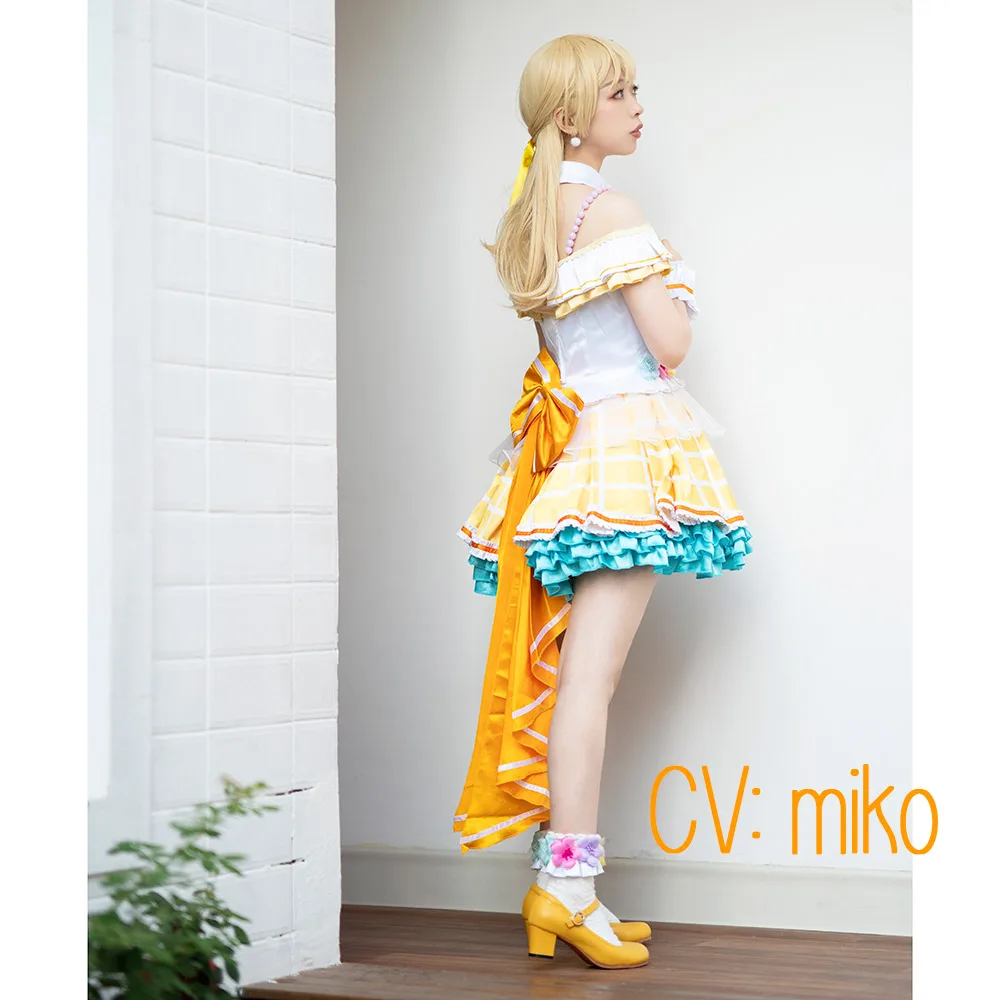 CGCOS Косплэй костюм Bang Dream! Пастельные* палитры МАРУЯМА осветить Shirasagi Chis платья одежда Униформа CG539