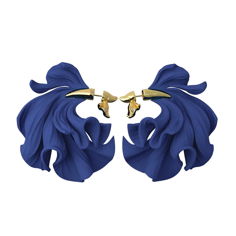 

Супер красиво! Между белой и синей индивидуальностью, темпераментные серьги-гвоздики для женщин и девушек, Искусственные Свадебные украшен...