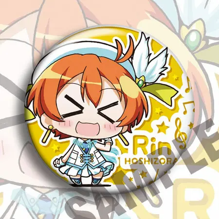 

9pcs/1lot Anime Love Live Nico Kotori Rin Nozomi Hanayo Eli Figure 5009 Badges Round Brooch Pin Gifts Kids Toy
