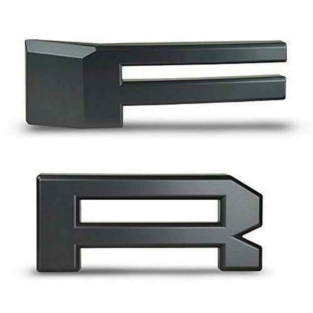 

Car Front Bumper Grille F & R Letters For 2009-2017 F150 Matte Black Raptor Style Hood Mesh Direct Replacement