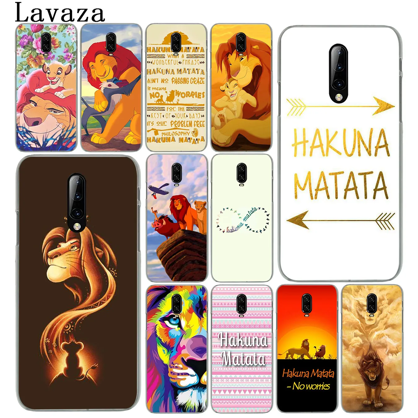 Жесткий пластиковый Чехол для мобильного телефона Hakuna Matata Lion King Oneplus 7 7T Pro 6 6t 5 5T One