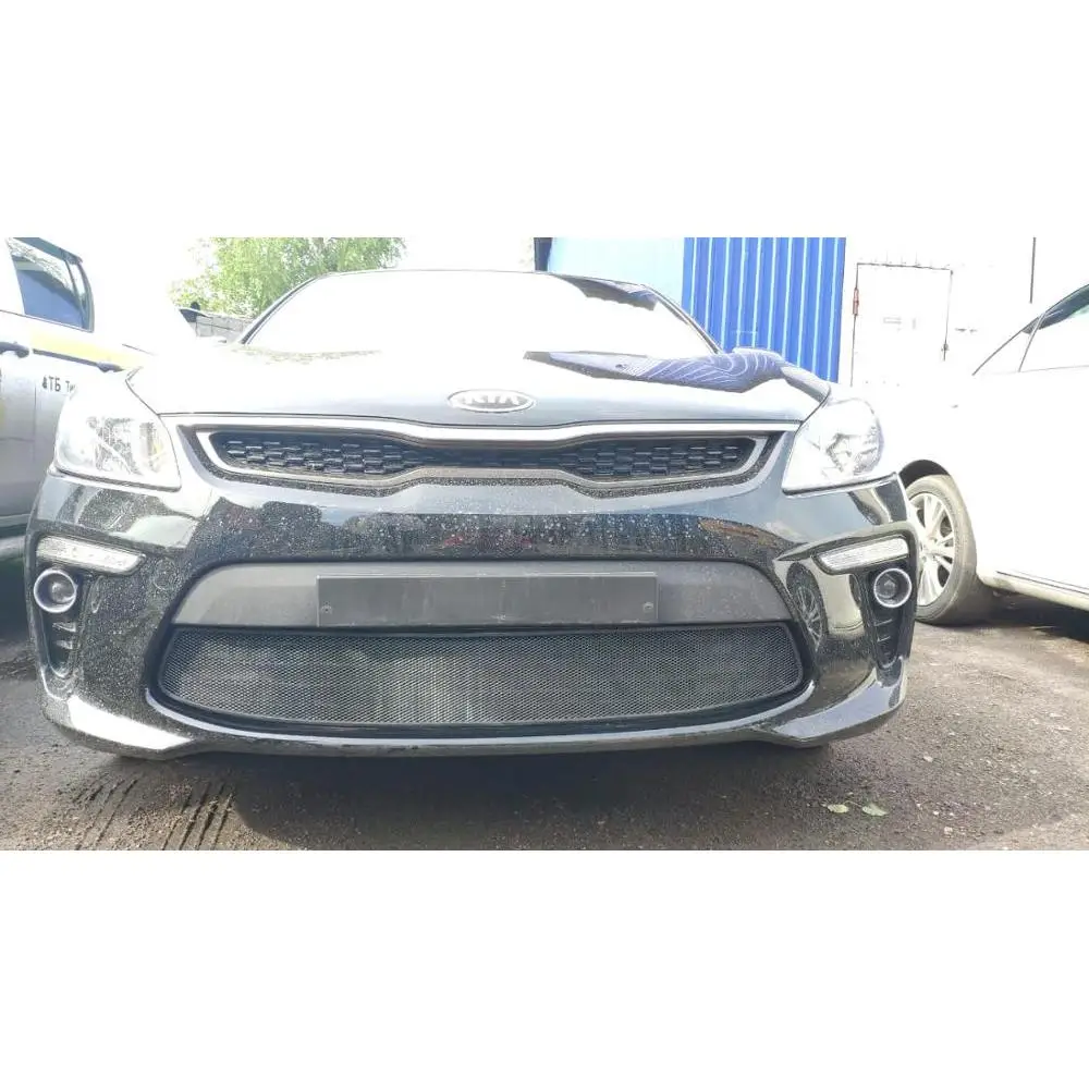 Защитная сетка на решетку радиатора KIA RIO 4 2017 &gt|Защита от насекомых| |