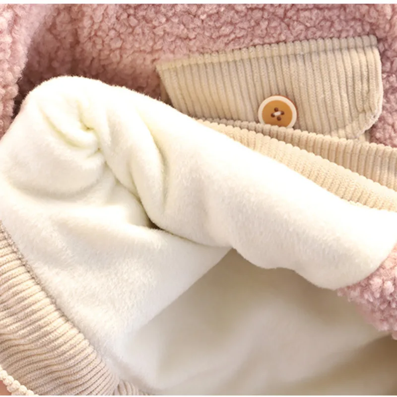 

Winter Children Fashion Clothes Baby Boys Girls Thick Cotton Jacket Pants 2Pcs/sets Kid Infant Costume Toddler Casual Tracksuit