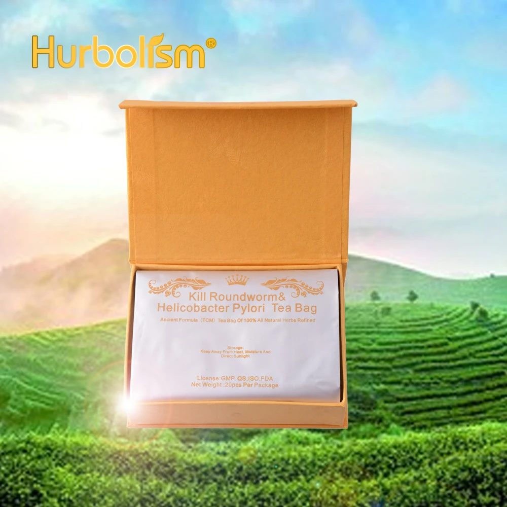 

Hurbolism kill roundworm & helicobacter pylori Tea Bag of Natural formula kill parasites, Protect Internal Organs, clean haslet