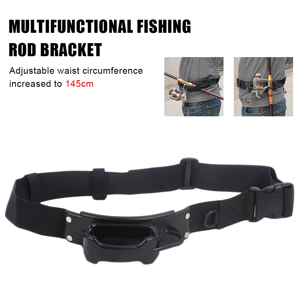 

High Quality Waist Fishing Rod Holder Fishing Rod Pole Inserter Portable Belt Rod Holder Fishing Gear Tackles Accessories