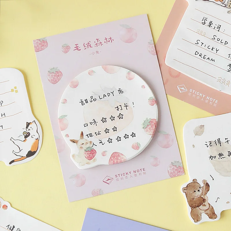 Плюшевый Лес серии бумажный липкий блокнот для заметок дневник стационарные